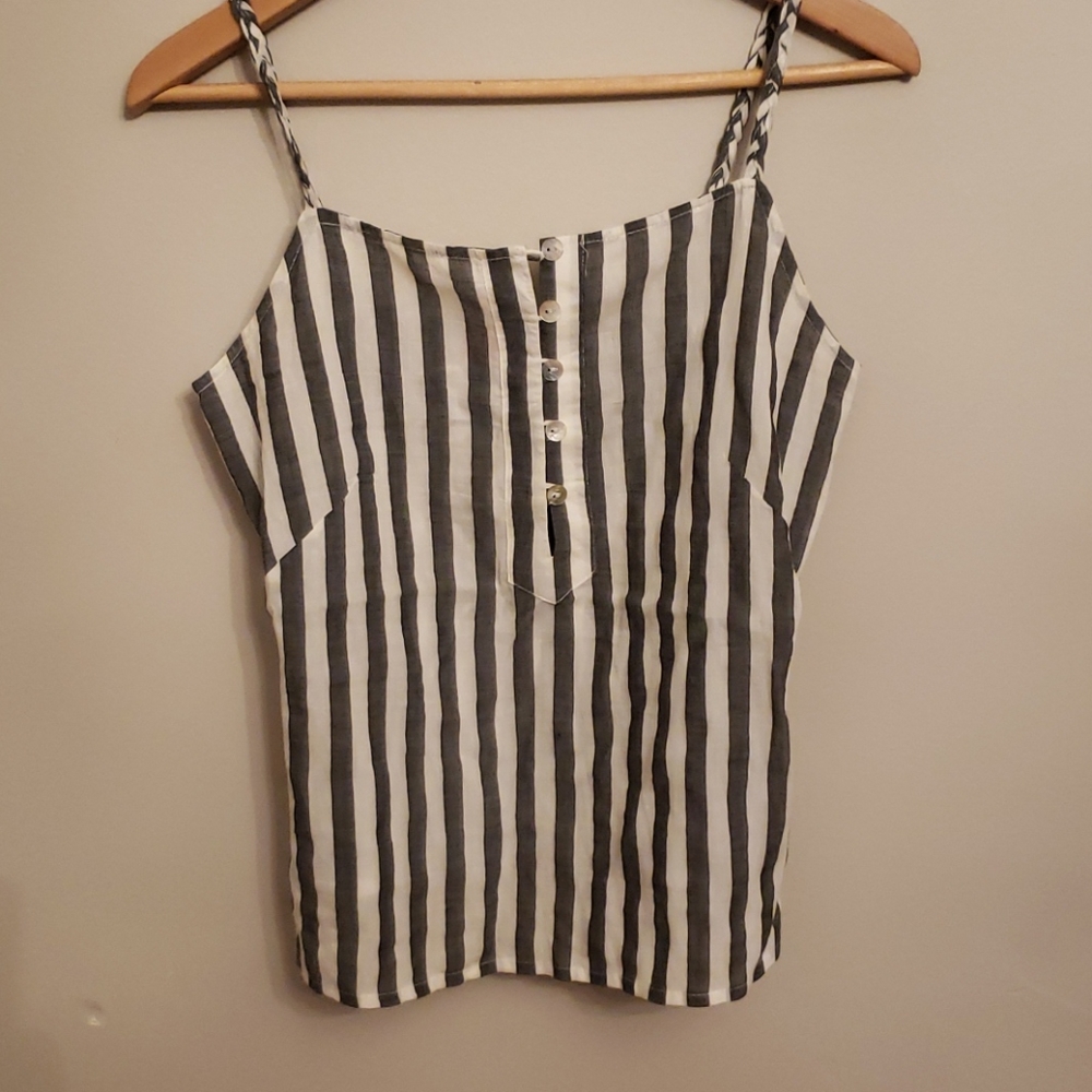 Elle Paris linen tank